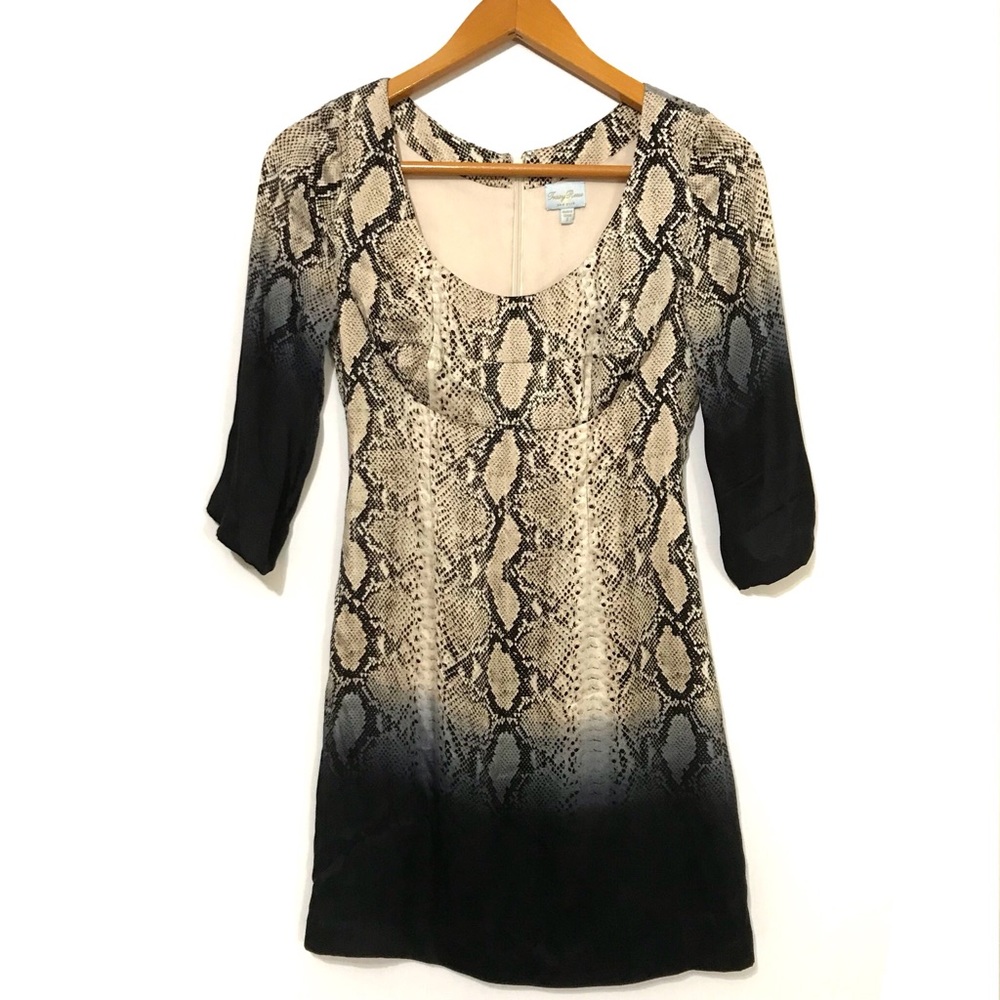 Tracy Reese Silk 3/4 Sleeve Dress